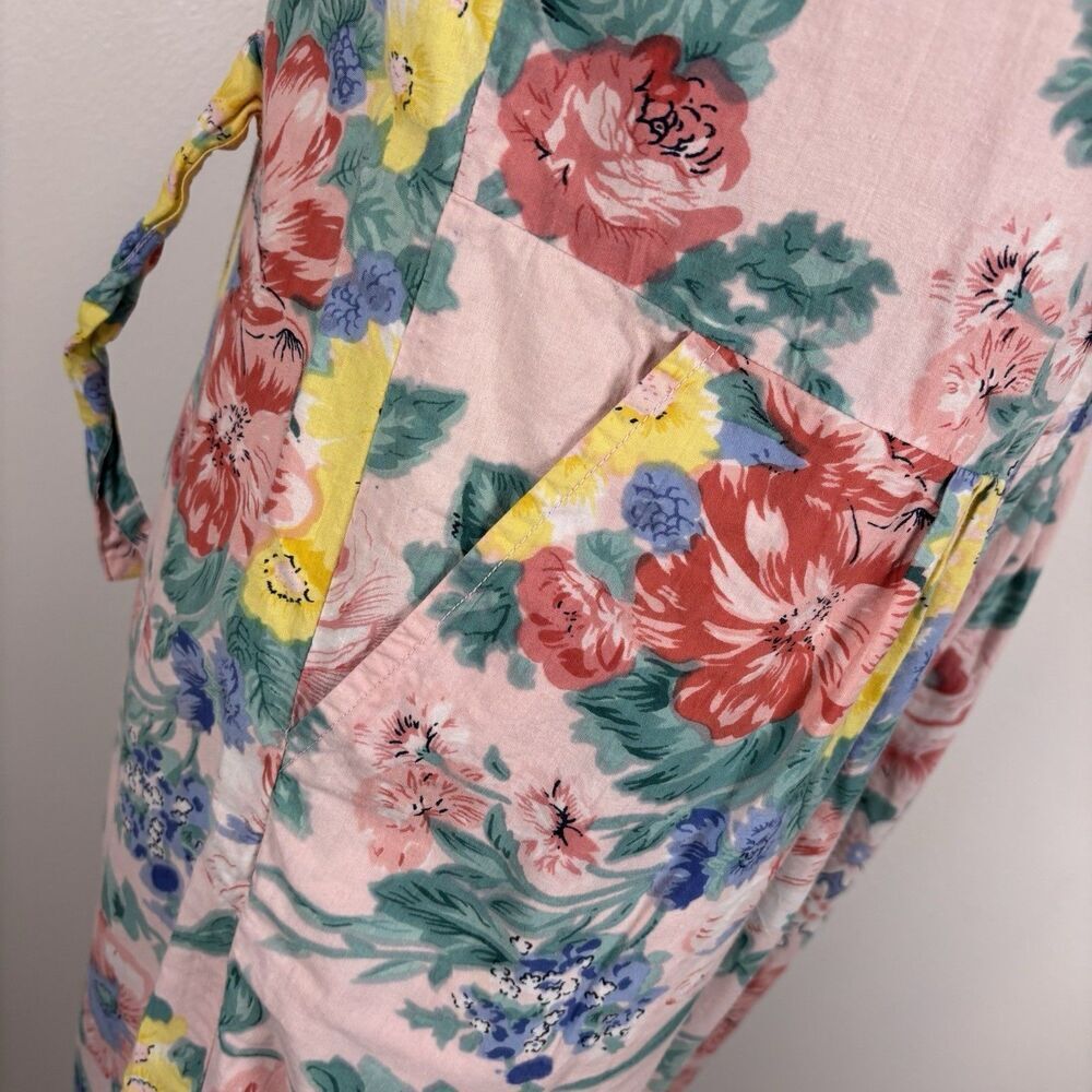 Vintage The Eagle's Eye Floral Jumpsuit Playsuit 80s 90s Shabby Chic Cotton S - Picture 7 of 9